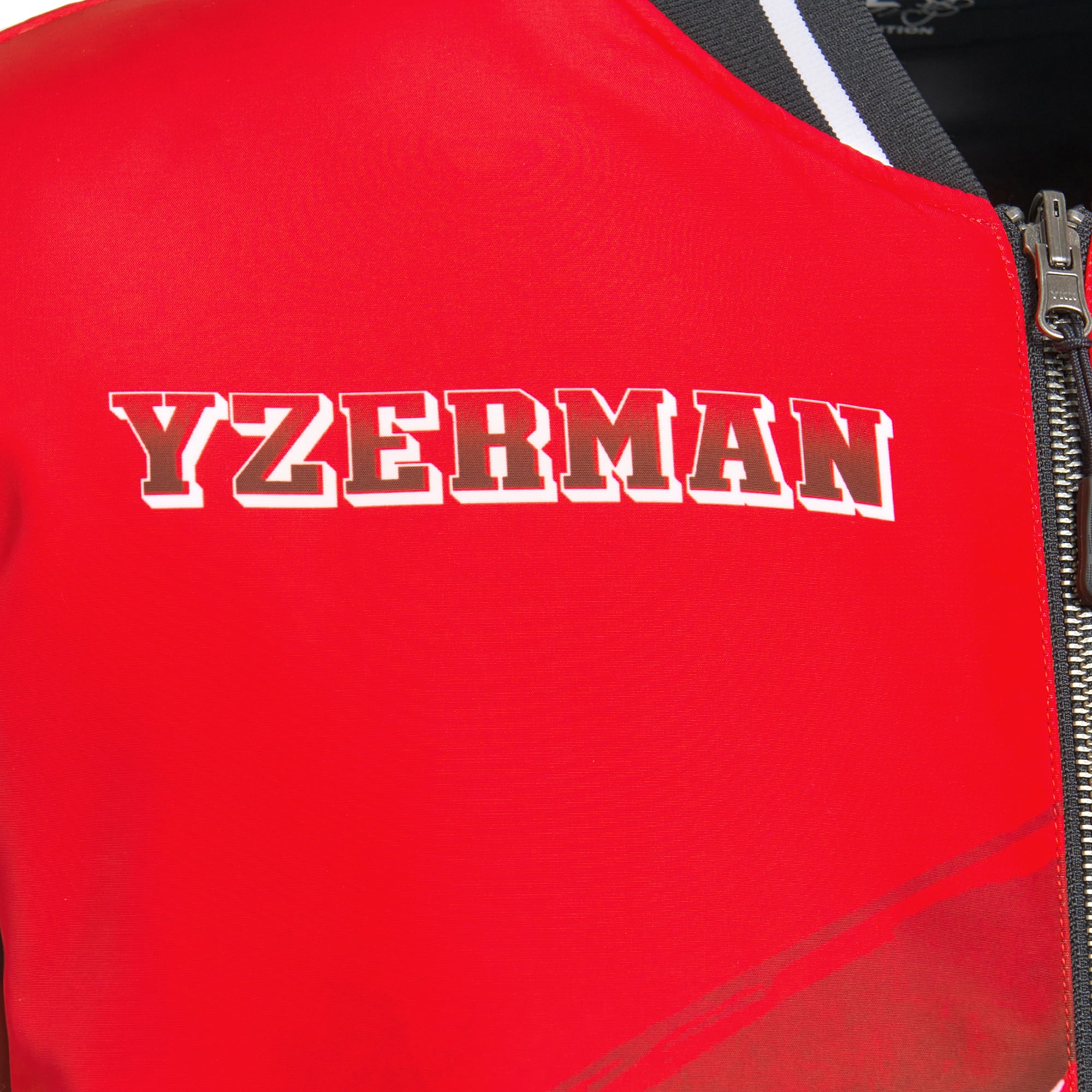 Veste bomber réversible zippée pour homme FE Steve Yzerman rouge/noir des Red Wings de Détroit